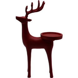 HART RED ΒΑΣΗ ΡΕΣΩ ΧΡΙΣΤΟΥΓΕΝΝΙΑΤΙΚΗ 20x10x36cm POLYRESIN ΚΟΚΚΙΝΟ