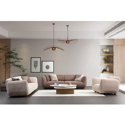 Papatya Πολυθρόνα Cream Pavia 115x90x75εκ