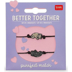 Βραχιόλια Legami Better Together Kitty Σετ 2 Τεμαχίων