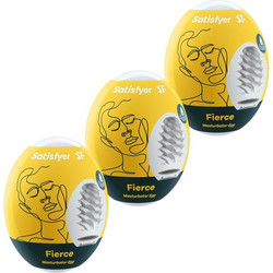 Satisfyer Fierce Pocket Egg Αυνανιστήρι 3τμχ