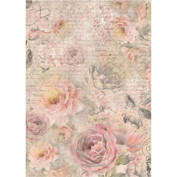 Stamperia Ριζόχαρτο Decoupage A4 (21X29,7cm) Shabby Rose Roses Pattern