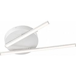 VenCore Crossline White 7741-20014 - Μοντέρνο Φωτιστικό Οροφής Πλαφονιέρα LED 32W Λευκό Αλουμίνιο με Ρυθμιζόμενο CCT Λευκό - Ημέρας - Θερμό - Χειρισμός CCT μέσω Διακόπτη On-Off - Φ41 x Υ4cm