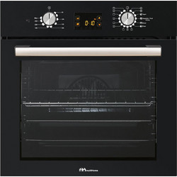 Multihome MH-6060 Black Glass Φούρνος Ηλεκτρικός Άνω Πάγκου 65lt 59.5cm