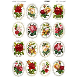 Ριζόχαρτο bouquets 2" 42x29.7εκ. (ITD-R183L)