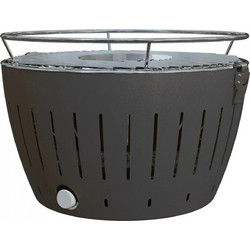 LotusGrill Classic Anthracite Grey Ανοξείδωτη Ψησταριά Κάρβουνου Στρογγυλή Επιφάνειας 32cm