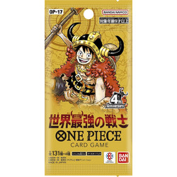 One Piece TCG - The Worlds Strongest Warriors Booster Pack (1 Φακελάκι / 6 Κάρτες) JAPANESE EDITION