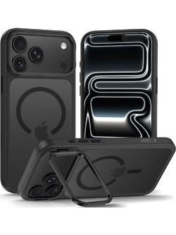 Tech-Protect MagStand MagSafe Back Cover Matte Black (iPhone 18 Pro Max / 17 Pro Max)