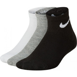 NIKE SHOCK BASIC PACK ANKLE 3PK BLACK WHITE GREY TD