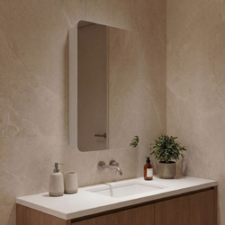 Hanah Home Orbit Καθρέπτης Μπάνιου MDF Λευκός 50x16x71cm 785PNC1164