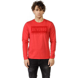 Devergo Men's L/S T-Shirt 4063 - Red