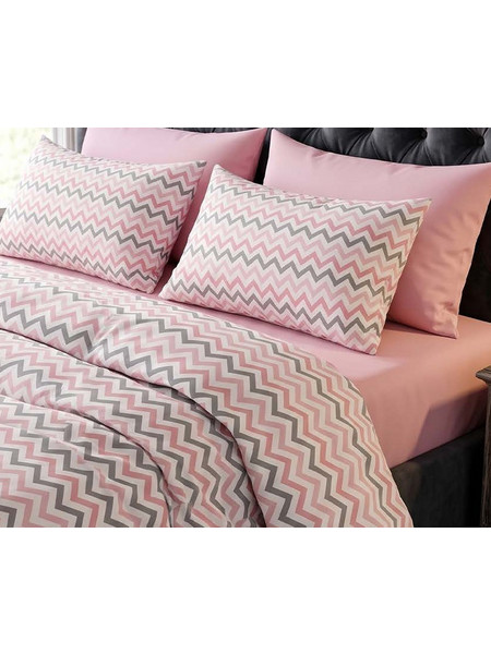 Σετ Παπλωματοθήκη Βαμβακερή King Size (Π: 260cm x Μ: 240cm) - 2520129357 Γεωμετρικό