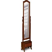 ARlight Καθρέπτης Δαπέδου Ξύλινος TNL-01 45x45x170cm