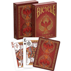Bicycle Fyrebird Τράπουλα Πλαστικοποιημένη Κόκκινη 1046231