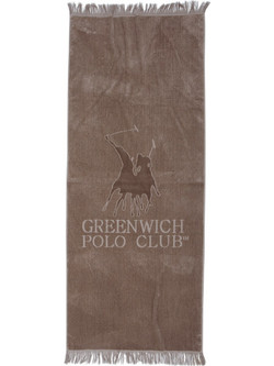 Greenwich Polo Club Πετσέτα Παρεό Θαλάσσης Καφέ 70x170cm 2811