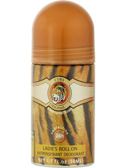 Cuba Jungle Tiger Γυναικείο Αποσμητικό Roll On 24h Χωρίς Αλουμίνιο 50ml