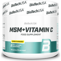 Biotech USA MSM & Vitamin C Lemon 150gr