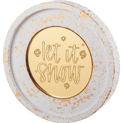 ΔΙΑΚΟΣΜΗΤΙΚΟ ΚΕΡΑΜΙΚΟ ΣΟΥΒΕΡ LET IT SNOW Κ873 10εκ
