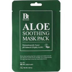 Benton Aloe Soothing Sheet Μάσκα Προσώπου για Καταπράυνση με Αλόη 23gr