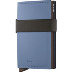 ΠΟΡΤΟΦΟΛΙ SECRID BANDWALLET MATTE STEEL BLUE-BROWN