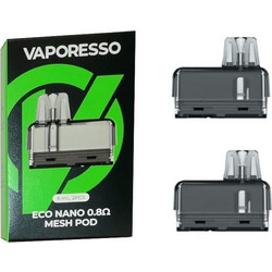 VAPORESSO ECO NANO Cartridge 6ml - with 0.8ohm coil (2 Ανταλλακτικά) 6943498632640