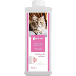 Αποσμητικοί Μικροκόκκοι για Άμμο Γάτας Petsand Baby Powder 500gr