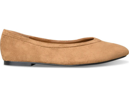 Envie BALLET FLATS γυναικεία μπαλαρίνα σε πούρο χρώμα