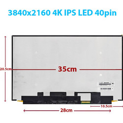 Οθόνη Laptop Screen 15.6 SHARP LQ156D1JW42A 3840x2160 UHD 4K 40 Pin LED