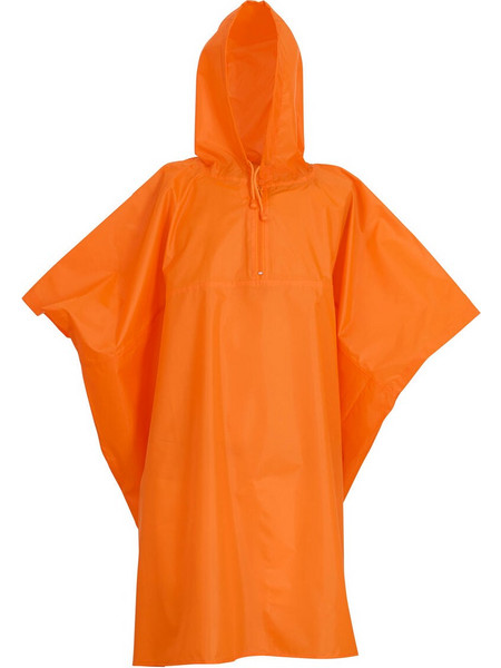 Αδιάβροχο poncho Yoko Promo με μεγάλη κουκούλα HVS470 Orange