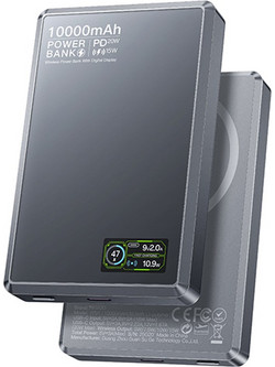 Yesido YP91 Ασύρματο Power Bank 10000mAh 20W με Θύρα USB-C Quick Charge 4.0+ Μαύρο