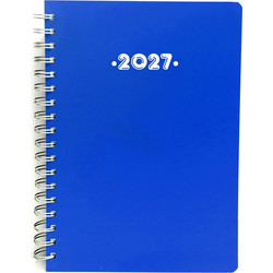 Ημερολόγιο Ημερήσιο PP 2027 ΣΠΙΡΑΛ 21Χ29 Μπλε