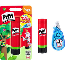 PRITT σετ κόλλα stick Original & διορθωτική ταινία, 43g, 5mmx6m, διάφανη 1191864981