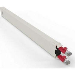 Patchbox U/FTP Cat.6a Καλώδιο Δικτύου Ethernet 0.8m Red