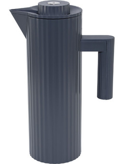 Alessi Plisse θερμός κανάτας 1 L, γκρι