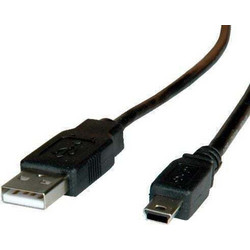 Roline Καλώδιο USB 2.0 σε micro USB 3 m Μαύρο