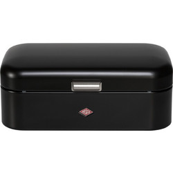 Wesco Ψωμιέρα Μεταλλική Μαύρη 42x22x17 cm