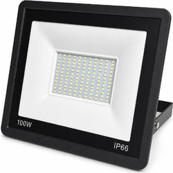 VenCore 9010-50011 - Floodlight LED 100W 120 185-265V DW - Προβολέας LED Slim Series VenCore 120 Μοίρες 100 Watt 185-265 Volt 10000 Lumens - Αδιάβρο