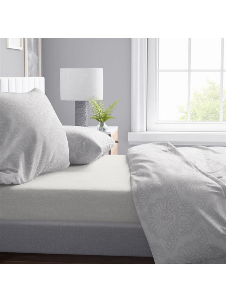 Πάπλωμα Εμπριμέ Άρτεμις 701 220X240 Grey 100% Cotton Dimcol