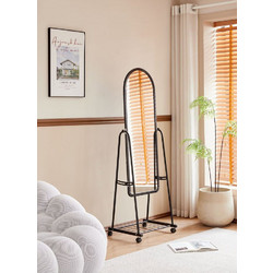 Καθρέπτης Connor Μαύρο 42.5x32.5x160
