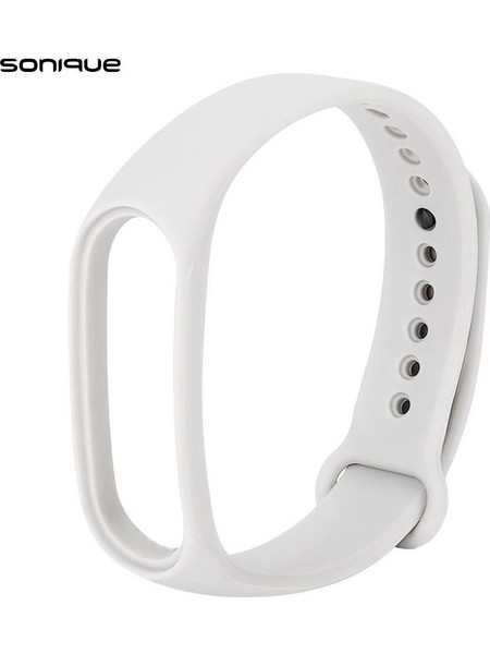 Sonique Λουράκι Σιλικόνης White (Xiaomi Smart Band 5 / 6)