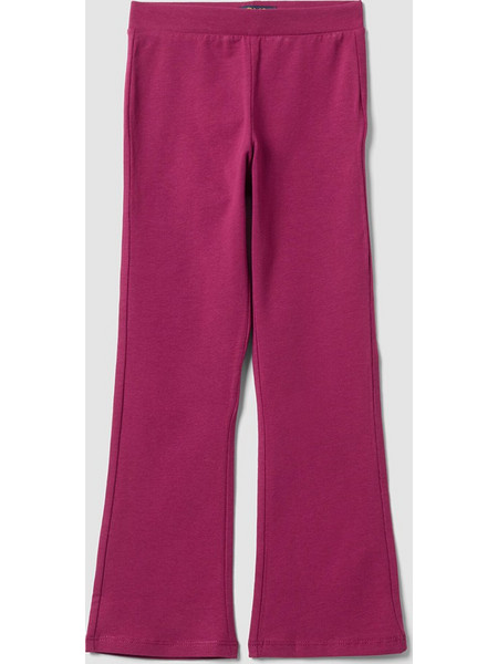 OVS LEG SOLID C&S FLARE 2846716-BOYSENBERRY DarkPink