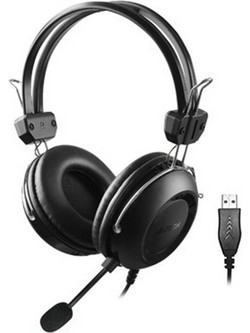 A4Tech HU-35 Gaming Headset Over Ear Black