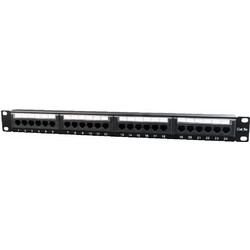 Patch Panel Cat.5E 24 port with rear cable management