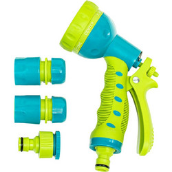 TOP GARDEN Πιστόλι νερού 7 θέσεων με soft grip σετ 4τεμ 1/2'' 380924