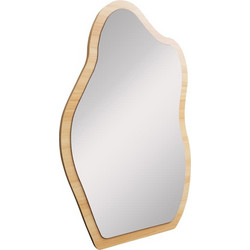 Καθρέπτης Evanthia pakoworld MDF σε φυσική απόχρωση 36x1.2x56 εκ