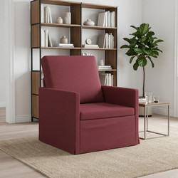 vidaXL Πολυθρόνα Ύφασμα Κόκκινο 70x81x82cm 42041010