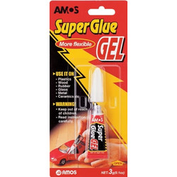 Amos Υγρή Κόλλα Στιγμής Super Glue Gel 3gr