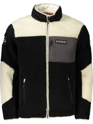 Napapijri Yupik FZ5 Ανδρική Ζακέτα Fleece με Φερμουάρ Μαύρη NP0A8AZUMCB