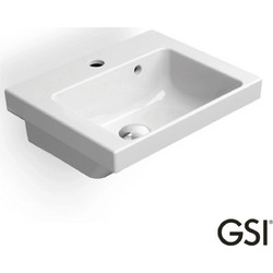 GSI Norm Κρεμαστός Νιπτήρας Μπάνιου Πορσελάνης 42x34cm Λευκός 8685-300
