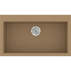 Sanitec Classic 333 Υποκαθήμενος Νεροχύτης Γρανίτη Ματ Granite Celtic Stone 79x50cm