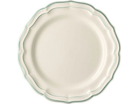 Πιάτα Φαγητού Σετ 4 Τεμαχίων Filet Celadon Faience Gien (26 cm)